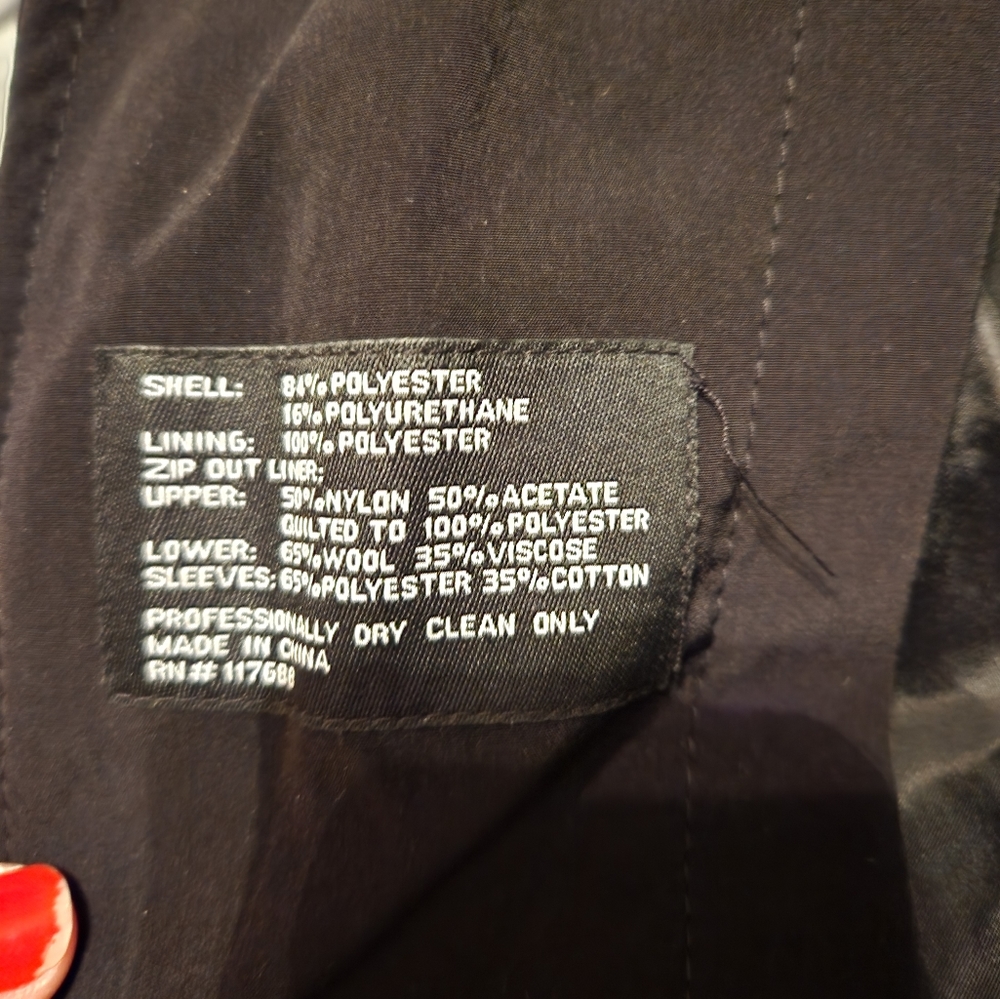 Mens Calvin Klein water resistant overcoat. 40R. NWT - Picture 6 of 9